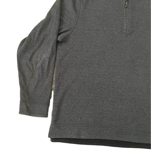 Tommy Bahama Men’s Reversible Quarter Zip Pullover Sweater Black Gray Large - Picture 5 of 12